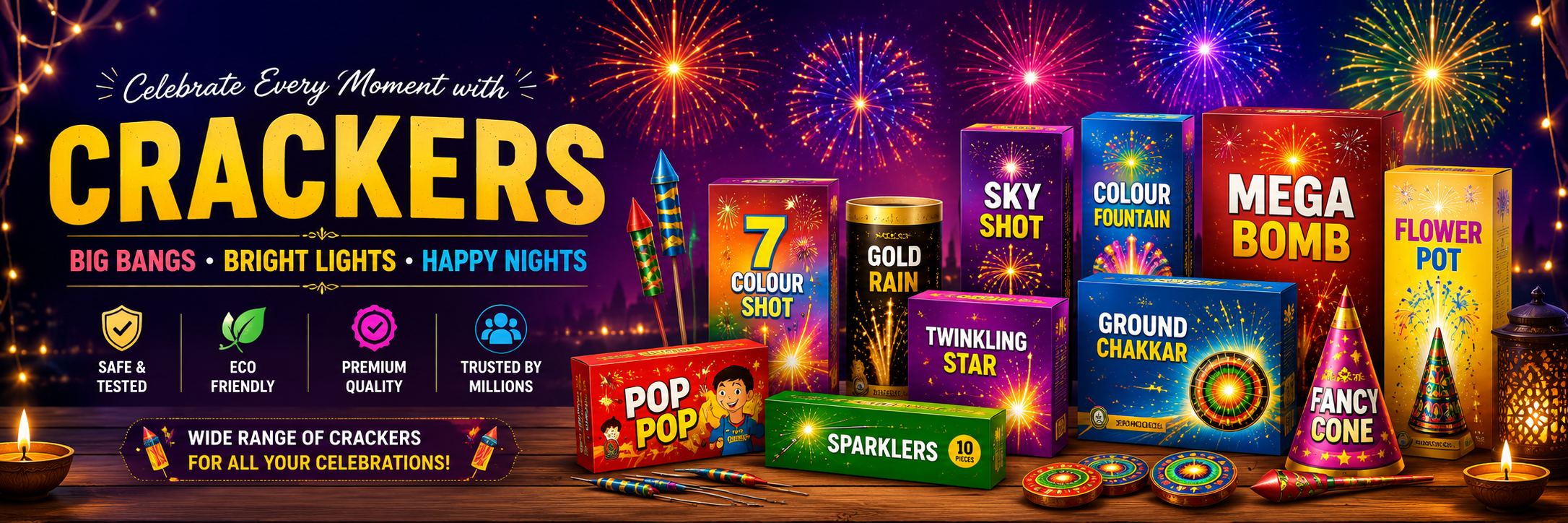 Harini Crackers Banner